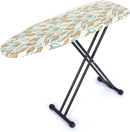 Ironing Board with Heat Resistant Cover,Foldable Full Size Iron Board,Heavy Sturdy Legs,Height Adjustable,Wall Mount & Closet Hanger (13x43)