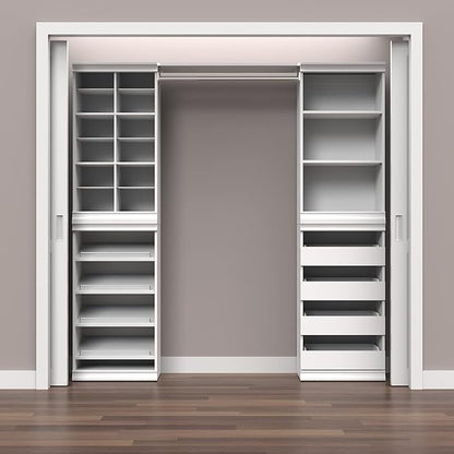 ClosetMaid Modular Storage Shelf Unit with 3 Shelves, White