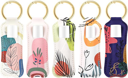 HEYSKAY Lip Balm Holder Keychain,Stocking Stuffers Gifts Lipstick Keychain Holder Compatible with Chapstick,Lipgloss Keychain