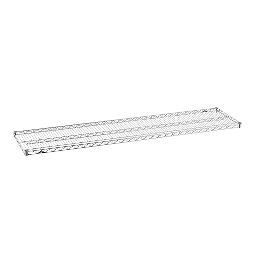 Metro Super Erecta 1872NC Chrome Shelf - Industrial Metal Wire Shelving for Restaurants, Kitchens, Home and More - 18"W x 72"L, 600 lbs. Capacity - Includes 1 Wire Shelf, Split Sleeves - NSF Certified