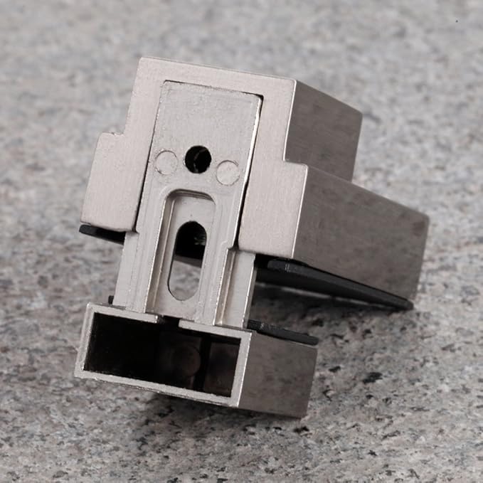 Wood/Glass Shelf Bracket for 0.2" to 0.8" Wood/Glass, Brushed Nickel
