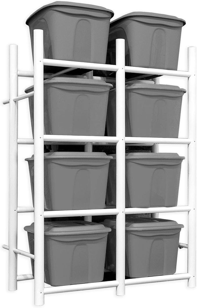 PROSLAT Bin Warehouse Rack – 8 Totes