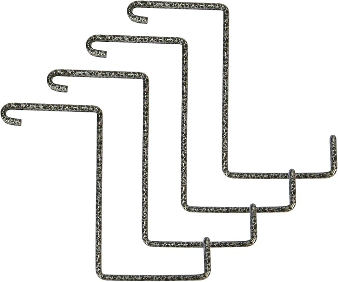 HyLoft 00682 Add-On Storage Hook Accessory for HyLoft Model 625 and 651, Hammertone, 4-Pack