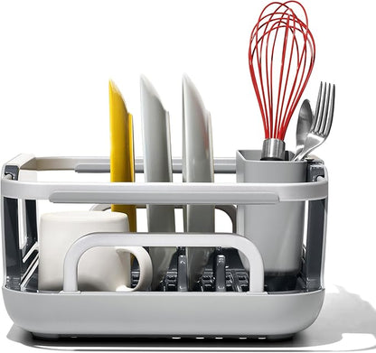 OXO Good Grips Extendable Over-The-Sink Aluminum Drying Dish Rack