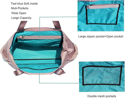 ESVAN Yoga Mat Bag Yoga Tote Carrier Shoulder Bag Carryall Tote for Office,Yoga,Pilates,Travel,Beach and Gym