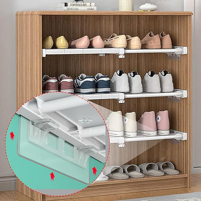 12 Pcs Punch Free Shelf Support Pegs Self Adhesive Shelves Clips No Drill Shelf Bracket Holders Pin for Kitchen Cabinet Book Shelves Closet Clapboard Layer (2-Pegs)