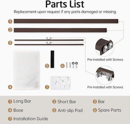KES Bronze Standing Towel Rack with Weighted Marble Base, 2-Tier Towel Rack Stand for Bathroom Floor, Bath Towel Holder Fits Bath Towel & Hand Towel,18/8 Stainless Steel, BTH217-BB