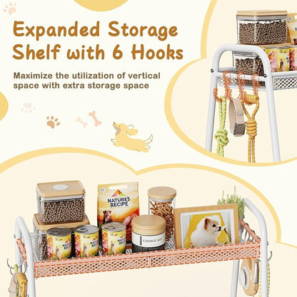 Large Dog Toy Basket (23.6"x11.2"x9.7"), Dogs Toy Bin with Storage Organizer, Trapezoid Toy Box for Dog Stuff Accessories, Pet Toy Storage Holder Chest for Cat Dogs Essential Supplies