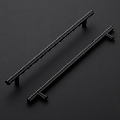JOY DECOR 30 Pack 12-1/2 Inch Cabinet Pulls Kitchen Cabinet Handles with 10 Inch Hole Center Matte Black Cabinet Hardware Stainless Steel Kitchen Drawer Pulls for Cabinets Cupboard, 256mm Hole Centers