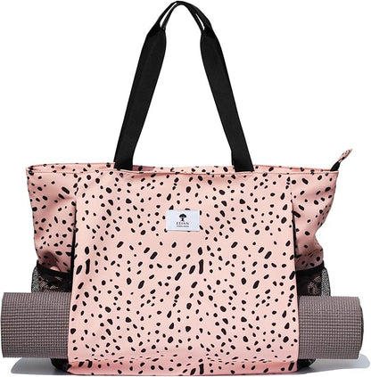 ESVAN Yoga Mat Bag Yoga Tote Carrier Shoulder Bag Carryall Tote for Office,Yoga,Pilates,Travel,Beach and Gym