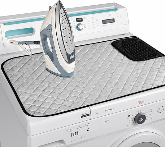 Magnetic Ironing Mat - Portable Ironing Board for Table Top, Home, Laundry, Travel, Office, RV