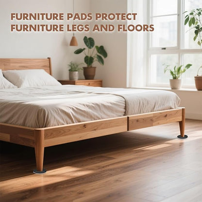 16-Pack Furniture Sliders for Hardwood Floors, Save 80% Effort Safely and Easily, The Glide Tool Set for Heavy Furniture and Appliances, Reusable Floor Protectors and Moving Pads (16 Felt 3.5" Slider)