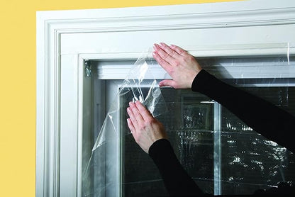 Frost King V73/4T Shrink Film Window KIT, 4-Pack, Clear, Transparent