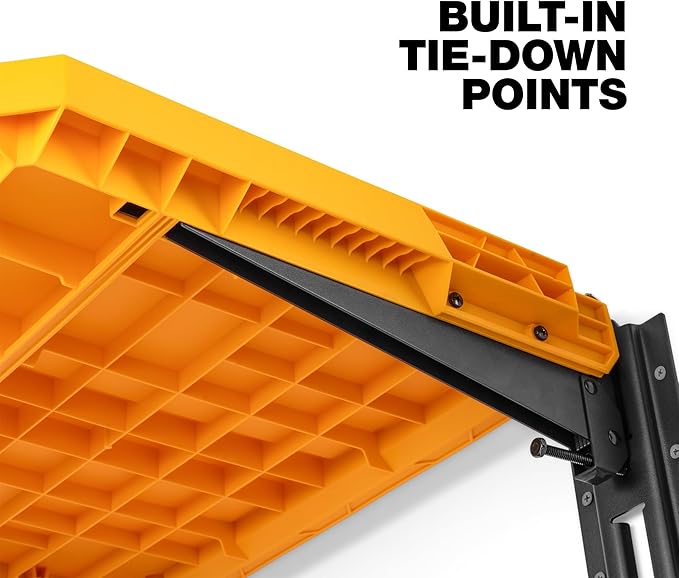 ToughBuilt 2-Shelf Storage, Wall Mounted Garage Organizer Shelves, StackTech System