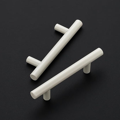 Ravinte 60 Pack | 5 Inch Cabinet Pulls White Stainless Steel Kitchen Drawer Pulls Cabinet Handles 5 InchLength, 3 Inch Hole Center