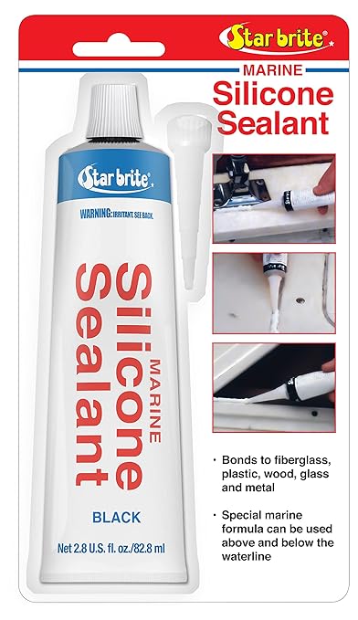 STAR BRITE Silicone Sealant Black 2.8 OZ. (082103)