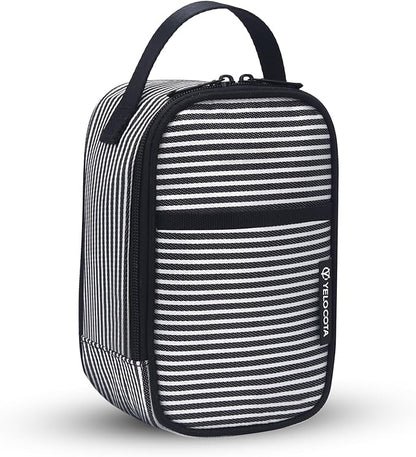 Yelocota Small Insulated Lunch Bag- Snack Bag- Mini Cooler Bag with Handle for Travel,Work,School(Storage Space below 20oz)- Also Suitable for Pairing with Food Jar