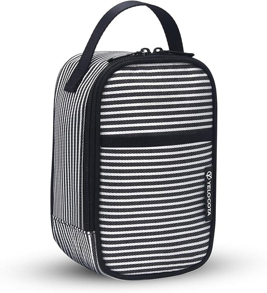 Yelocota Small Insulated Lunch Bag- Snack Bag- Mini Cooler Bag with Handle for Travel,Work,School(Storage Space below 20oz)- Also Suitable for Pairing with Food Jar