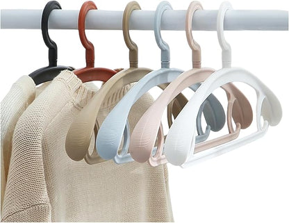 10 Pack Heavy Duty Coat Hangers 25lb Load Capacity Swivel Suit Clothes Hanger Wide Shoulder Jacket Hangers Thick Large Non Slip Hanger (Kahki)
