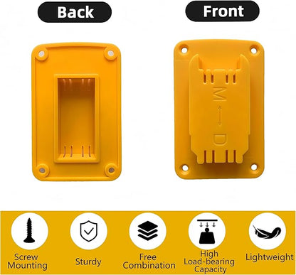 8 Packs Tool Holders Wall Mount Compatible with Dewalt 12V 20V Tool，for Milwaukee M18 Tools Wall Mount Hanger