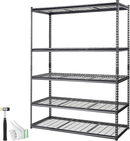 Towallmark Heavy Duty Storage Shelves 48 * 18in - Storage Shelves, Heavy Duty Storage Shelves, Metal Storage Utility Rack Shelf Unit, Easy Assemble Garage Storage Shelving