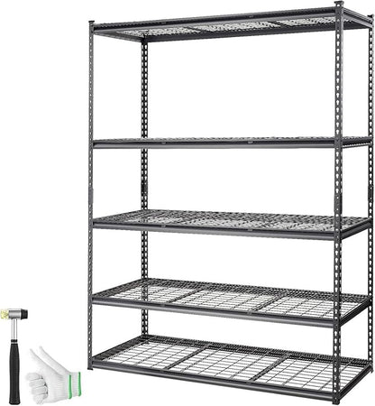 Towallmark Heavy Duty Storage Shelves 48 * 24in - Storage Shelves, Heavy Duty Storage Shelves, Metal Storage Utility Rack Shelf Unit, Easy Assemble Garage Storage Shelving