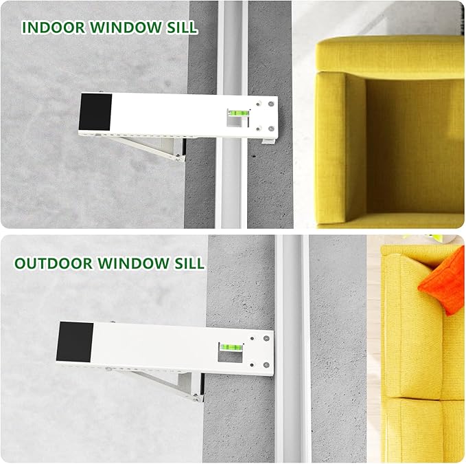 Window Air Conditioner Support Bracket, Universal AC Unit Window Brackets Light Duty, Up to 85 lbs.