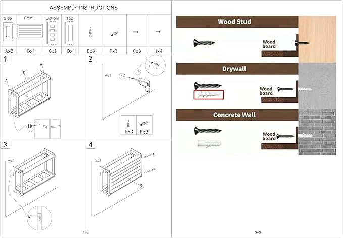 Router Shelf Wall Mount WiFi Router Storage Box Modem Cable Cover Organized Power Strip Cable Management Hider Rack By Solid Wood White
