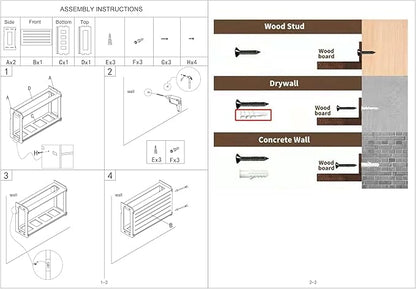 Router Shelf Wall Mount WiFi Router Storage Box Modem Cable Cover Organized Power Strip Cable Management Hider Rack By Solid Wood White