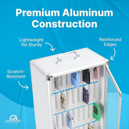 Bulk Supply – Pallet of 40 Cell Phone Lockers | Secure 36-Slot Storage Cabinets for Classroom, Gym & Office | Portable & Wall-Mounted Organizers
