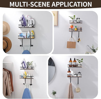 Ironing Board Holder - Iron Holder Ironing Board Hanger Wall Mounted, Laundry Room Organization