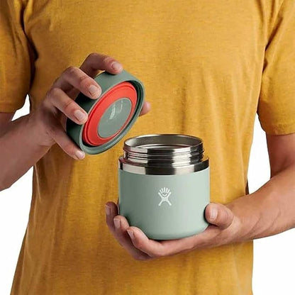 Hydro Flask Food Jar – Insulated Stainless Steel,Snack Travel Container for Hot Food,Lunch,& Soup 20 Oz Agave Green,(Pack of 12)