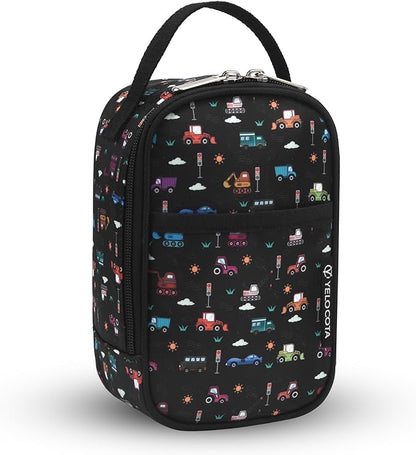 Small Insulated Lunch Bag- Snack Bag- Mini Cooler Bag with Handle for Travel,Work,School(Storage Space below 20oz)- Also Suitable for Pairing with Food Jar
