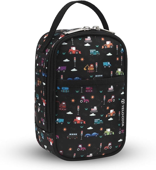 Small Insulated Lunch Bag- Snack Bag- Mini Cooler Bag with Handle for Travel,Work,School(Storage Space below 20oz)- Also Suitable for Pairing with Food Jar