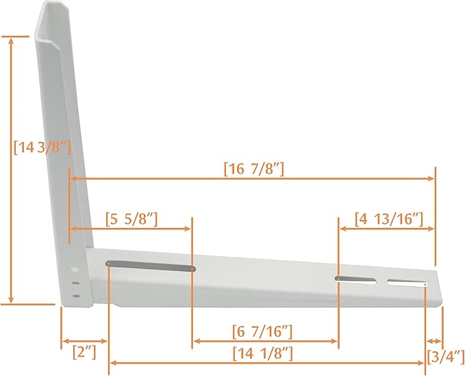 Mini Split Bracket for Ductless Air Conditioner Wall Mounting 7000 - 15000 BTU