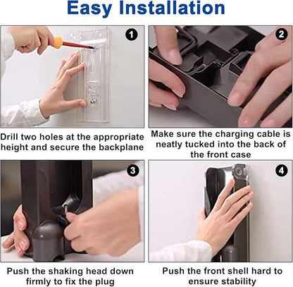 Vacuum Cleaner Docking Station - Wall Mounted Accessories Bracket Compatible with Dyson V10 Cord-Free Vacuum Cleaners | Part no. 969042-01，do not fit Dyson v11 Vacuum Cleaner