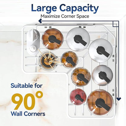 YASONIC Shower Caddy Corner, 3-Pack Adhesive Rustproof Stainless Steel Shower Shelves with Soap Holder, No Drilling Shower Organizer Corner for Dorm, Renters Bathroom, White