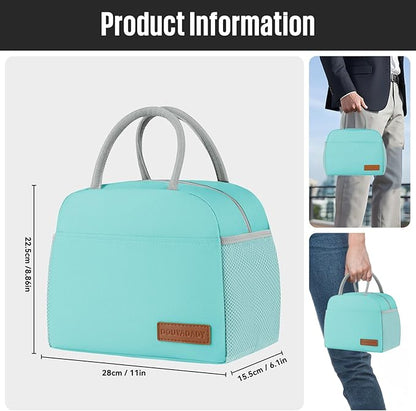 Lunch Bag Women/Men Lunch Box Women/Men (Cyan)