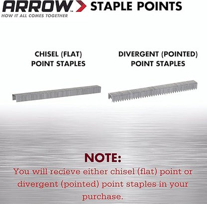 Arrow Fastener 506IP Heavy Duty T50 Staples for Upholstery, Construction, Furniture, Crafts, 3/8-Inch Leg Length, 3/8-Inch Crown Size, 5000 Pieces ( Pack of 1)
