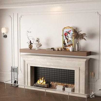 1 Pack Large Shelf Brackets Long Floating Shelf Bracket Invisible Floating Shelf Hardware Heavy Duty Floating Mantel Brackets(70"X6"X1.5" with Tools)