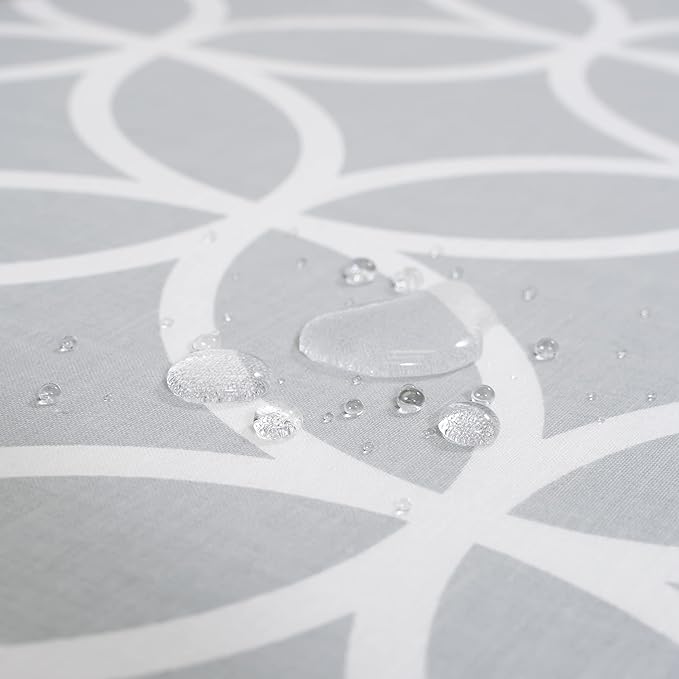 Westex Circles Heavy Duty Ironing Board Cover and Pad, Thick 3-Layer Stain Resistant Padding, Elasticized Skirt, Click-to-Close Fastener, 15 x 54 Inch (Board NOT Included, Cover ONLY)
