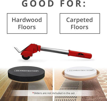 X-Protector Furniture Lifter Tool - Premium Furniture Jack Lifter Tool to Lift Furniture Easily - Appliance Lifter with 8.5" Adjustable Height - Ideal Jack to Lift Furniture Easily with Minimal Effort