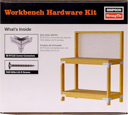 Simpson Strong-Tie WBSK Workbench and Shelving Hardware Kit (2-Pack)
