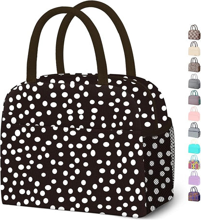 DALINDA Lunch Bag Lunch Box for Women Men Reusable Insulated Lunch Tote Bag,Leakproof Thermal Cooler Sack Food Handbags Case High Capacity for Travel Work Picnic Beach