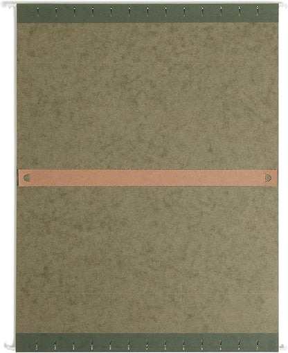 Smead Hanging File Folder with Tab, 1/3-Cut Adjustable Tab, Legal Size, Standard Green, 25 per Box (1-Inch Expansion, Legal)