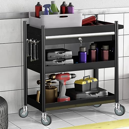 5 inches Stem Casters for Wire Shelving Racks, Heavy Duty Wheels with Brake Set of 4 Swivel Casters Scaffolding Wheel Replacement (.864" x 2-3/16")