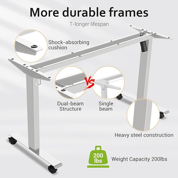 farexon Electric Standing Desk Adjustable Height, 71 x 28in Sit Stand up Desk with Outlets, Mouse Pad,Wheels,3 USB Ports & 3 Power Outlets, Casters, Hooks,4 Memory Preset Heights Home Office,Oak