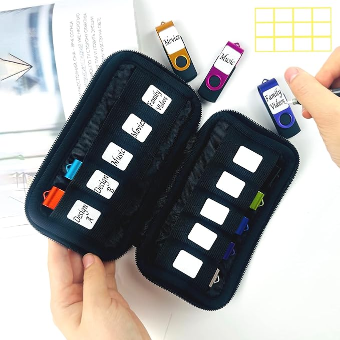 JBOS USB Storage Case - Organizer for Flash Drive, Thumb Drive & Jump Drive