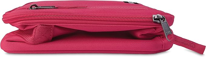 PackIt® Freezable Classic Lunch Box, Magenta, Built with EcoFreeze® Technology, Collapsible, Reusable, Zip Closure With Zip Front Pocket and Buckle Handle, Designed for Fresh Lunch On the Go