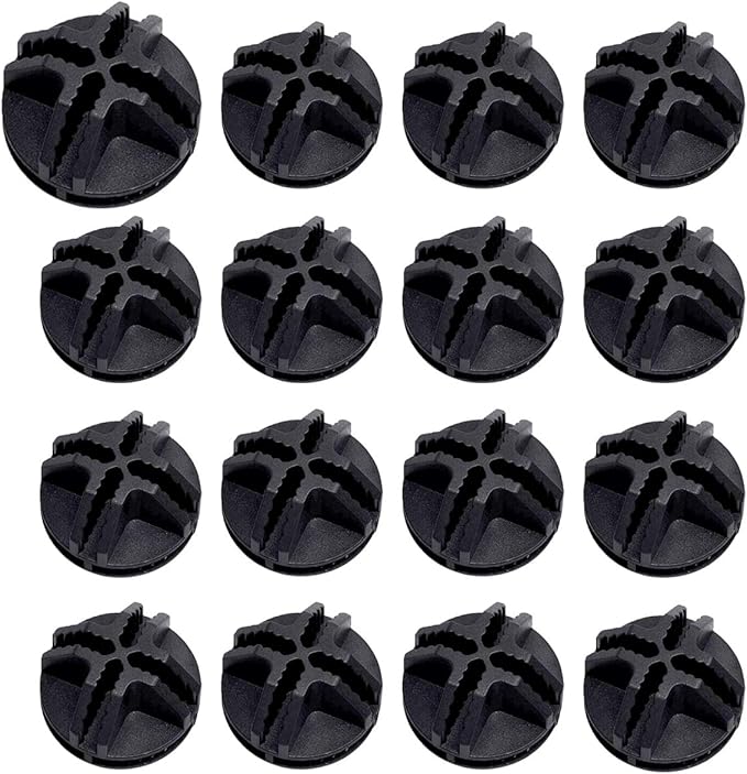 40 Pieces Plastic Storage Cube Connectors Wire Cube Connectors for Modular Closet Storage Organizer and Wire Grid Cube Storage Shelving(Black)